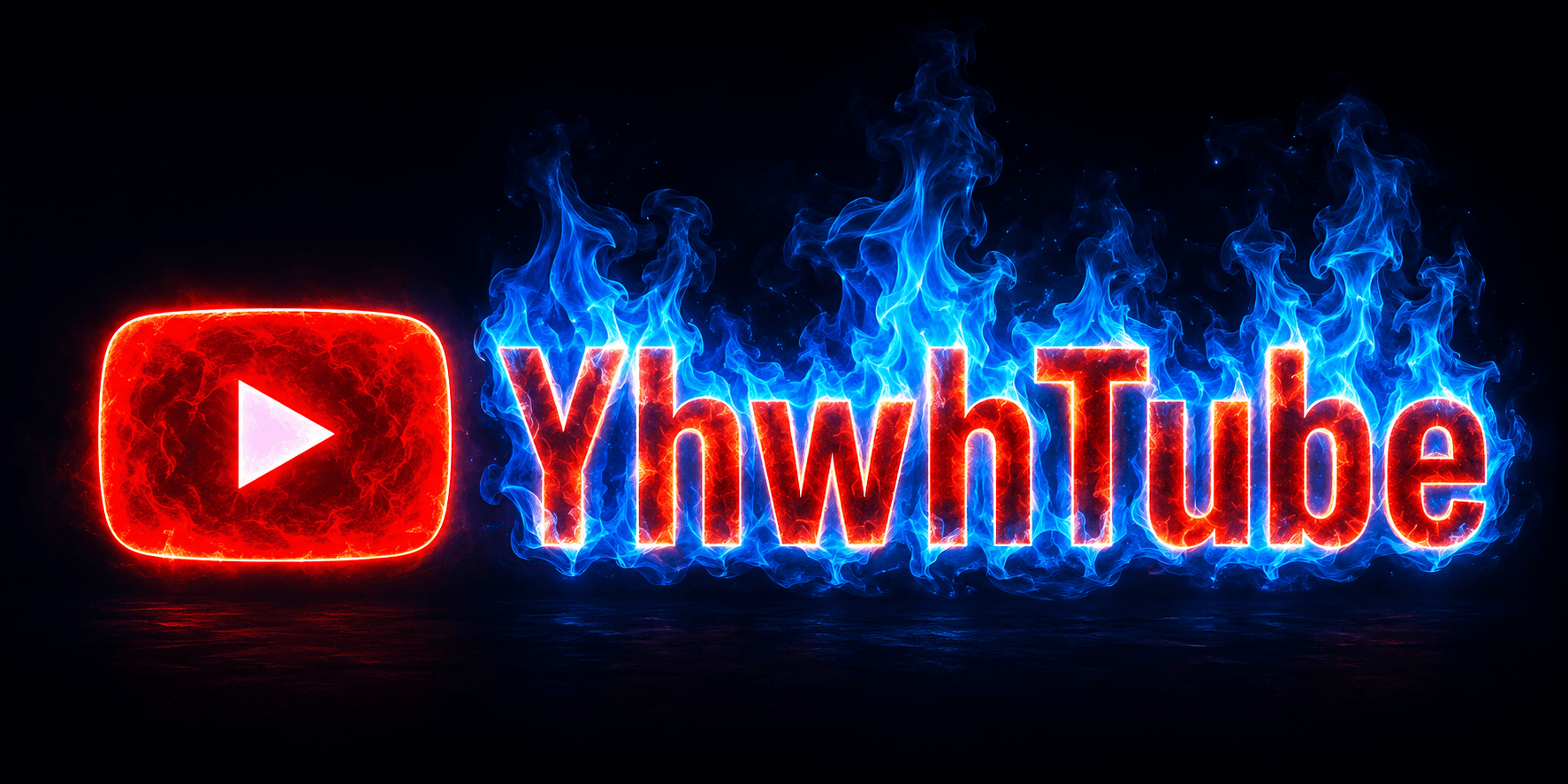 YhwhTube Fiery Logo